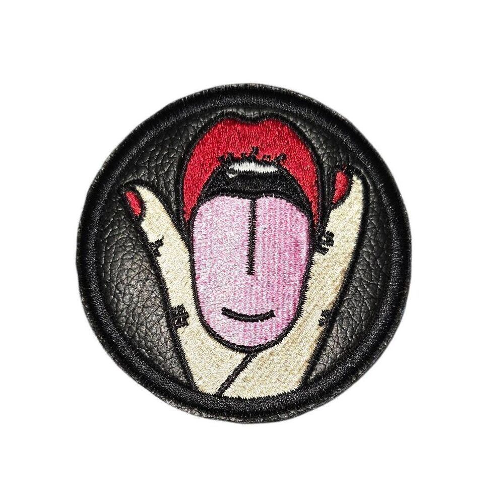 GOING DOWN Mature Adult Jacket Patch Applique Iron-On Glue-On Sew-On CUNNILINGUS